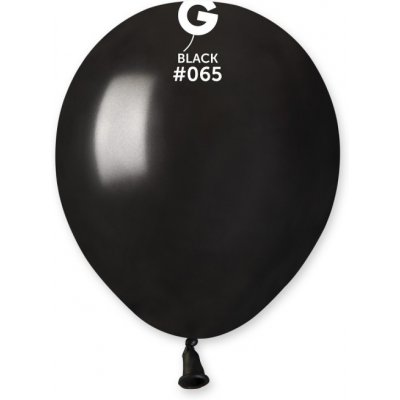 Gemar #065 Balónek metal 13 cm 5 černý – Zboží Dáma