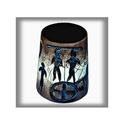 Cerams aroma lampa Modrá Afrika 10 cm – Zboží Dáma