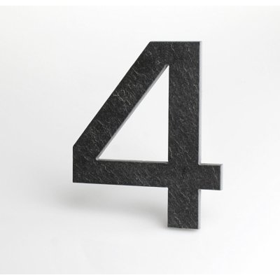 Domovní číslo popisné Břidlice EUROMODE - č. 4 – Sleviste.cz