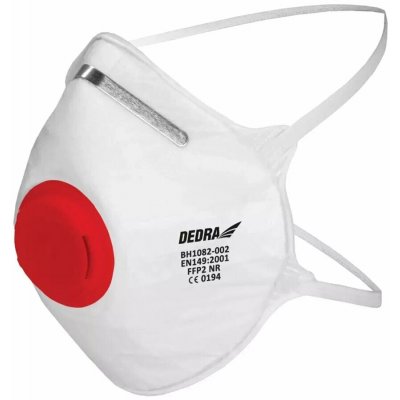 Dedra BH1082-002 Protiprašný respirátor s 1 ventilem FFP2 2 ks – Zbozi.Blesk.cz