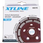 Xtline Kotouč diamantový brusný dvouřadý 125 x 5 x 22,2 mm HBD125 – Zboží Dáma