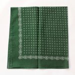 Etex bavlněný šátek zelený s bílými květy – Hledejceny.cz