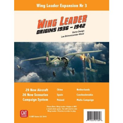 GMT Games Wing Leader: Origins 1936-1942
