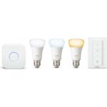 Philips Chytrá žárovka Hue Bluetooth LED White Ambiance základní sada LED žárovka 3xE27 A19 9.5W 806lm 2200K-6500K + bri – Zboží Mobilmania