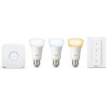 Philips Chytrá žárovka Hue Bluetooth LED White Ambiance základní sada LED žárovka 3xE27 A19 9.5W 806lm 2200K-6500K + bri – Zboží Mobilmania