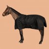Deka na koně FOUGANZA Nepromokavá výběhová deka Allweather 1000 D černá