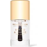 Makeup Revolution Speed & Shine rychleschnoucí lak na nehty průsvitný 10 ml – Hledejceny.cz