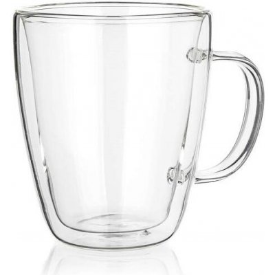 BANQUET Hrnek skleněný dvoustěnný DOBLO 04205028 A 300 ml – Hledejceny.cz