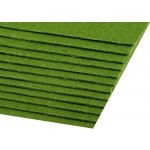 Prima-obchod látková dekorativní plsť barva zelená stepní 20 x 30 cm – Hledejceny.cz