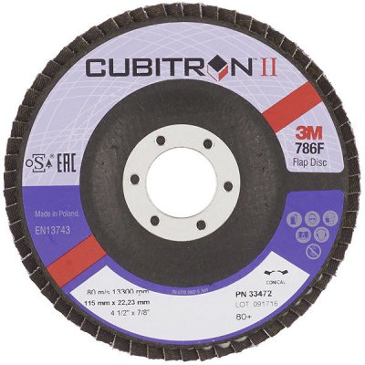 3M Cubitron II Lamelový kotouč 115 mm 80 7100101807 2 ks – Zboží Dáma