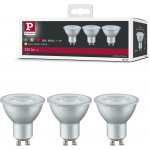 Paulmann 3ks-sada LED reflektor 4W GU10 230V 2700K teplá bílá – Hledejceny.cz