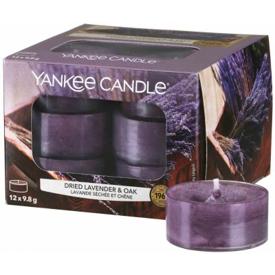 Yankee Candle Dried Lavender & Oak 12 x 9,8 g – Zbozi.Blesk.cz
