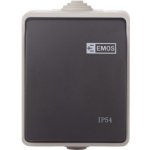 EMOS Přepínač nástěnný č. 1,6 IP54, 1 tlačítko – Zbozi.Blesk.cz
