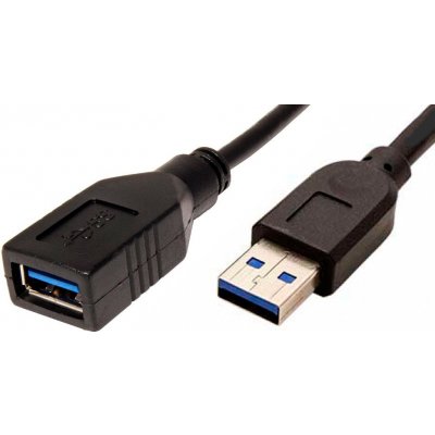 Roline 11.02.8978 Kabel USB 3.0 A-A 1,8m A(M)- A(F) prodlužovací, černý – Zbozi.Blesk.cz