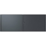 Imperial Plotová brána dvoukřídlá, ocel, 150 × 400 cm, antracitová šedá (RAL 7016) W5267 – Hledejceny.cz