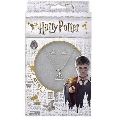 Náhrdelník a náušnice Harry Potter Relikvie smrti De Luxe