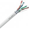 síťový kabel Solarix SXKD-6A-STP-LSOH CAT6A STP pro RJ45 (drát), 1m