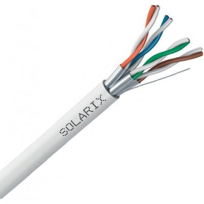 Solarix SXKD-6A-STP-LSOH CAT6A STP pro RJ45 (drát), 1m