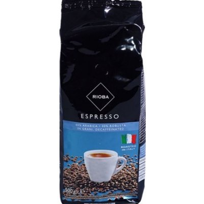 Rioba Decaffeinato zrnková 0,5 kg – Hledejceny.cz