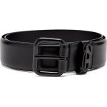 Diesel opasek OVAL D LOGO B-1DR OVAL D LOOP SHINY BLACK – Zboží Dáma