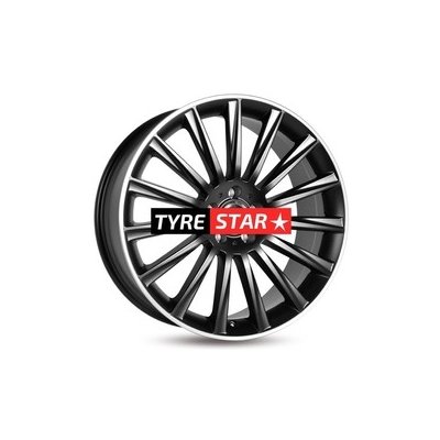 KESKIN KT18 8x19 5x112 ET30 matt black lip polished | Zboží Auto