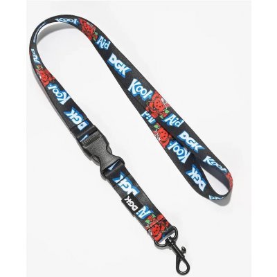 Šňůrka na krk DGK (KOOL-AID) OH YEAH LANYARD Black