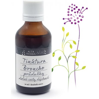 Alta Herba Broncho průdušky dolní cesty dýchací tinktura 50 ml – Hledejceny.cz