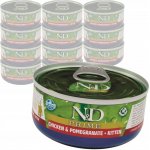 N&D Cat Prime Kitten Chicken & Pomegranate 70 g – Zboží Mobilmania