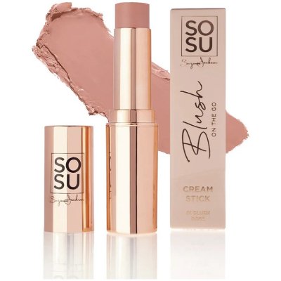 SOSU cosmetics Krémové tvářenka v tyčince Glow on the go Rose 7 g