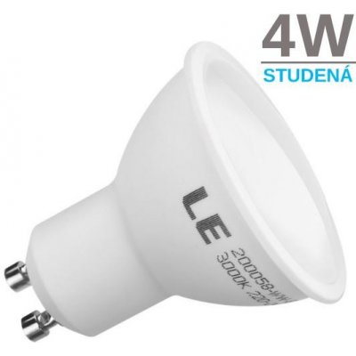 Spectrum LED žárovka 4W SMD2835 GU10 300lm STUDENÁ BÍLÁ – Zbozi.Blesk.cz