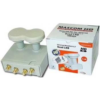 Mascom Monoblok Quad LNB MCM4QS01HD