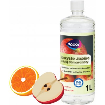 Biopalivo vonné jablečné palivo do biokrbu bioetanol jablko 1 l – Sleviste.cz