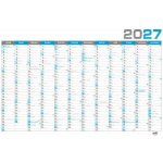 Nástěnný roční B1 964 x 670 mm modrý 2027 – Zboží Dáma