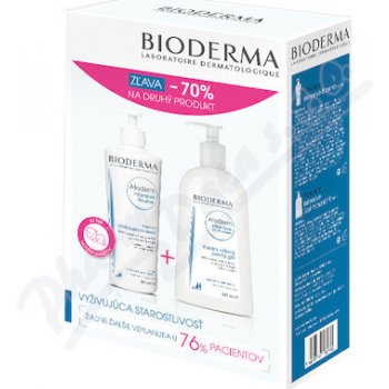 Bioderma Atoderm Intensive Baume 500 ml + Intensive gel moussant 500 ml dárková sada