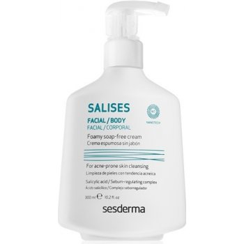 Sesderma Salises antibakteriální čistící gel na obličej a tělo (Salicylic Acid, Sebum-Regulating Complex) 300 ml