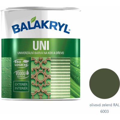 Balakryl Uni satin 0,7 kg olivová zelená – Sleviste.cz