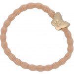 By Eloise London Gold Butterfly Gumička na vlasy pro ženy barva Peach – Zboží Mobilmania
