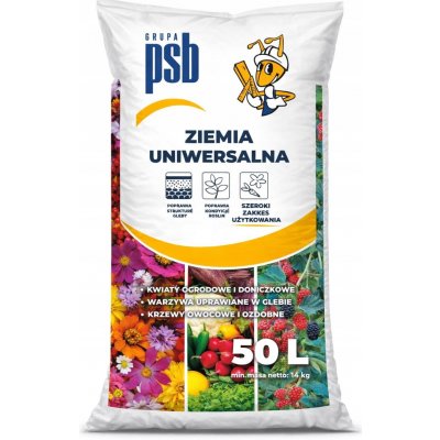 PSB univerzální zahradní půda pro rostliny a zeleniny 50 l – Hledejceny.cz