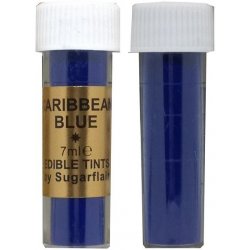 Sugarflair Jedlá prachová barva Caribbean Blue 7 ml