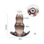 bdsm bondage shop Silikonový anální kolík s průchozím otvorem PAK04 S – Hledejceny.cz