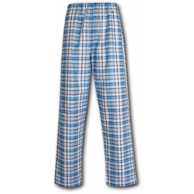 Luiz pánské pyžamové kalhoty flanel modrá – Zboží Mobilmania