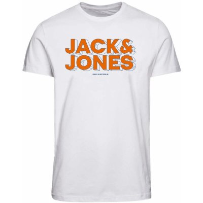 Jack&Jones pánské triko JCOSPACE Standard Fit 12243940 white