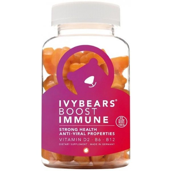 Bonbón IvyBears Boost Immune vitamíny pro podporu imunity 60 ks