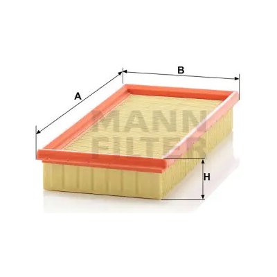 MANN FILTER Vzduchový filtr C 2860 – Hledejceny.cz
