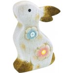 Dommio Zajíček keramický s květinami 15,5 cm – Hledejceny.cz