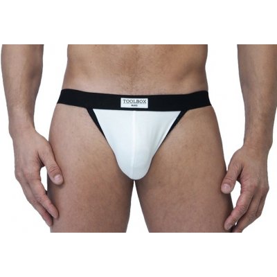 Mario & Nosimtrenky Originální český Jockstrap Black&White Barevný mix – Zboží Mobilmania