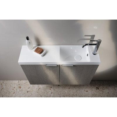 Sapho LATUS X umyvadlová skříňka 39,4x50x22cm, bílá – Hledejceny.cz