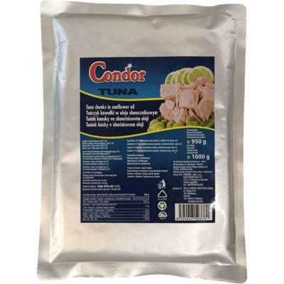 Condor Tuňák kousky ve slunečnicovém oleji 1000 g – Sleviste.cz