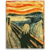 Malování podle čísla Malování podle čísel - Řev - Edvard Munch - 40x50 cm, plátno vypnuté na rám