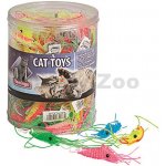 FLAMINGO - plastová kreveta 1,5x6cm (MIX BAREV) – Zboží Mobilmania